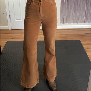 ROLLA'S Tan Flare & Wide Leg Jeans